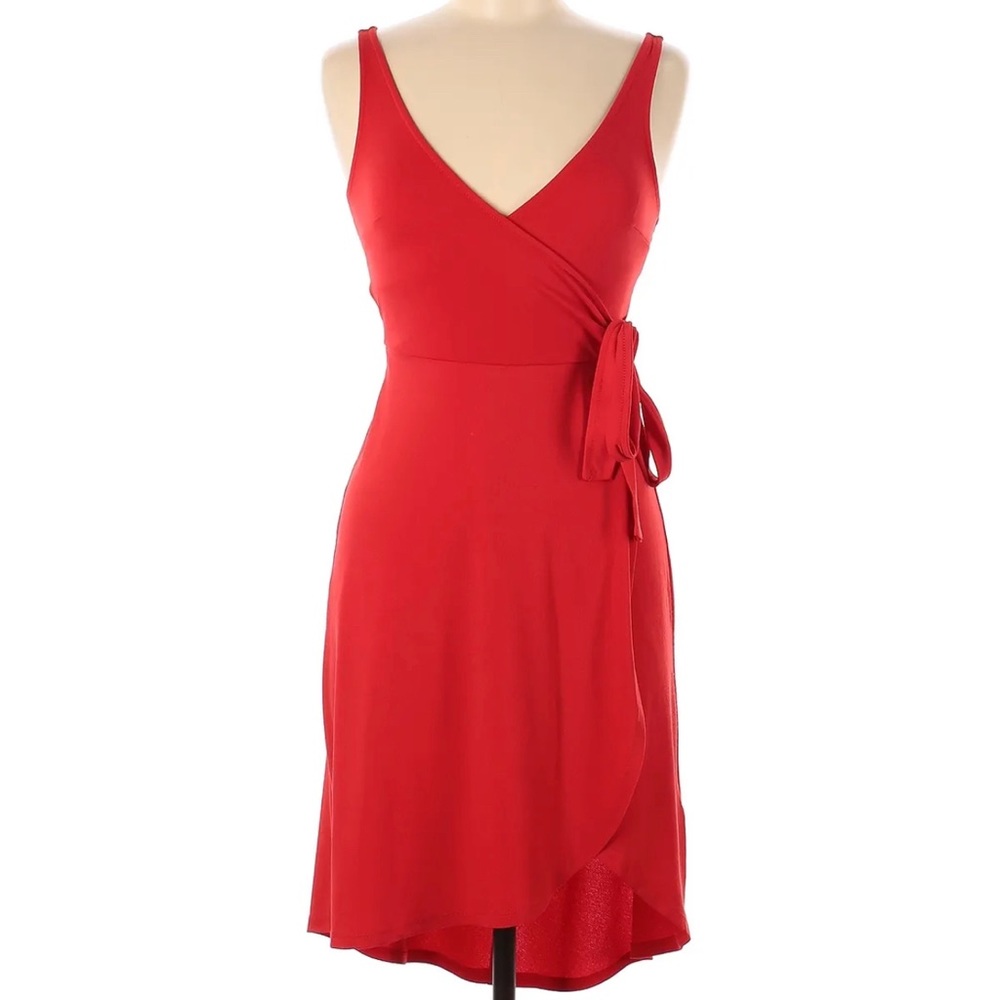Red Wrap Dress